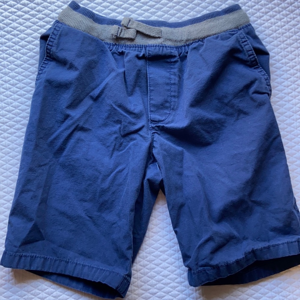 Size 8 Navy Khaki Drawstring Shorts